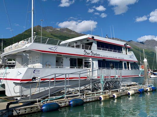 This was the ship we took for the day to Meares Glacier.