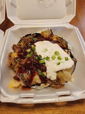 XL Spud, with brisket.