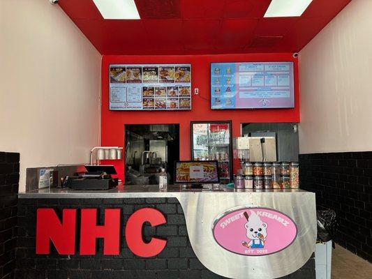 We're located inside Nashville Hot Chicken