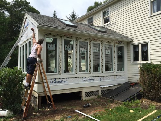 IN PROGRESS: Three-season porch