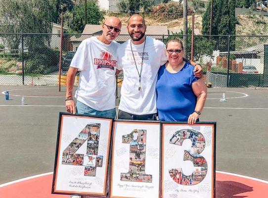 Coach Miguel at his One Year Anniversary Celebration