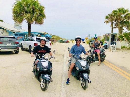 Father & Son out for a few hr stroll through our beautiful coast.  :)