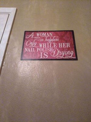 Cute plaque