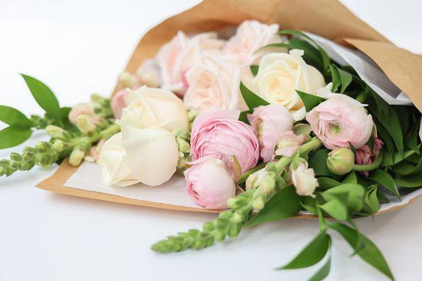 How about a wrapped bouquet for that special someone?