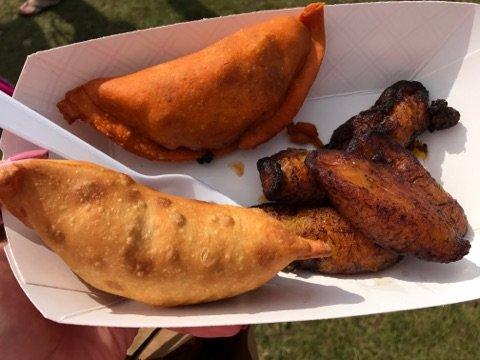 empanadas and maduros