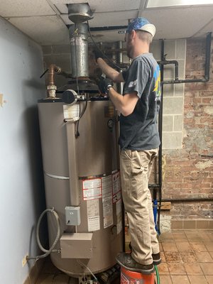 Water heater installation