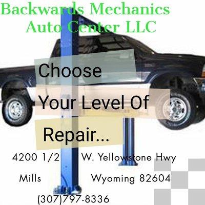 Schedule your level of repair TODAY!