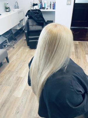 1st all over Blonding Service