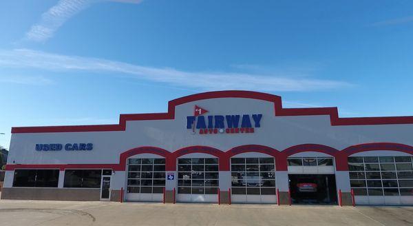 Fairway Auto Center storefront on Troup Highway in Tyler, Texas