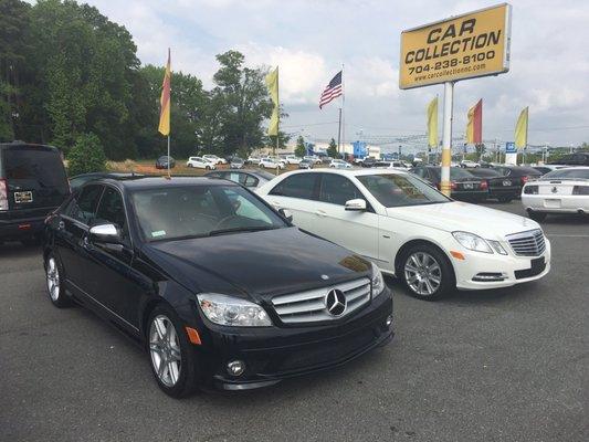 We left we these two beautiful Mercedes from Car Collection in Monroe,NC. Thanks for treating us like family and helping us find these gems.