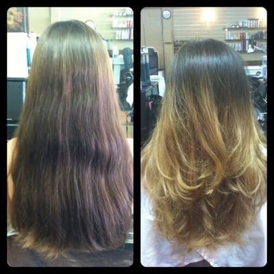 Ombre' highlights are stylish, beautiful and IN!