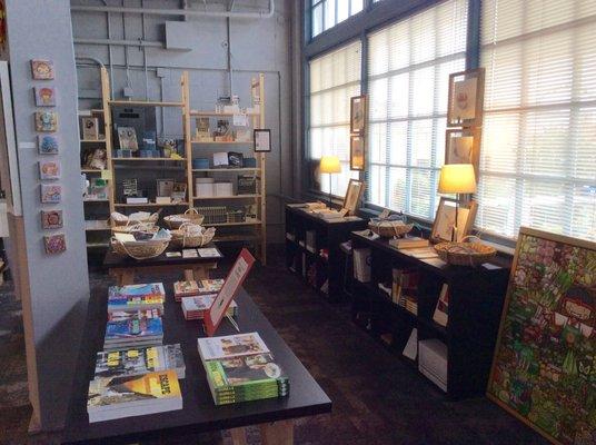 Interior of the bookstore