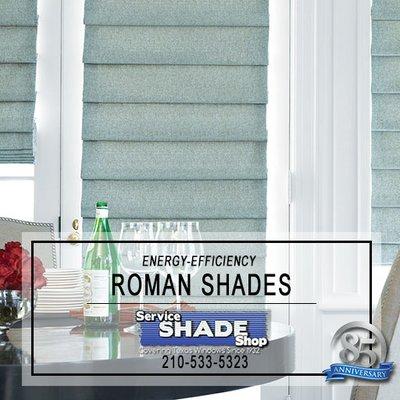 Roman shades San Antonio, TX by Service Shade Shop. Call 210-533-5323.