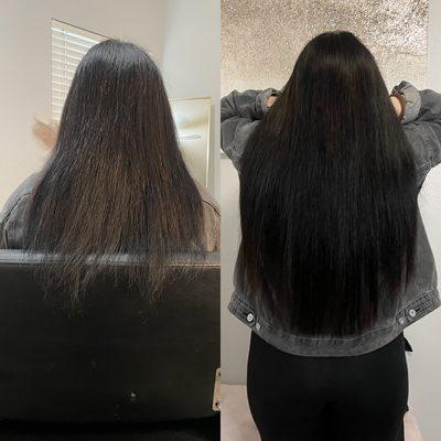 Hair Extensions in 22 inches.