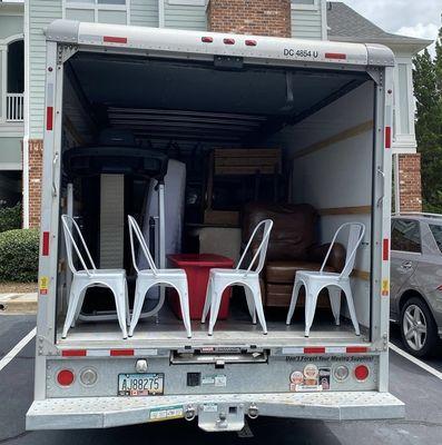 Loading a box truck