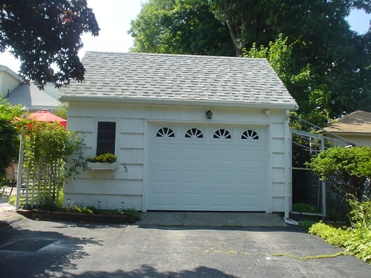 New garage door installed by Precision