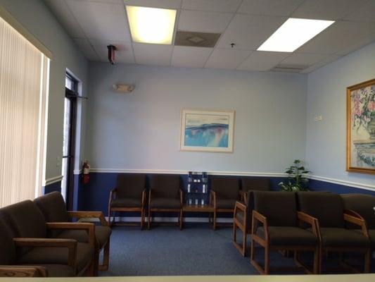 Have a seat in our comfortable and spacious waiting area.