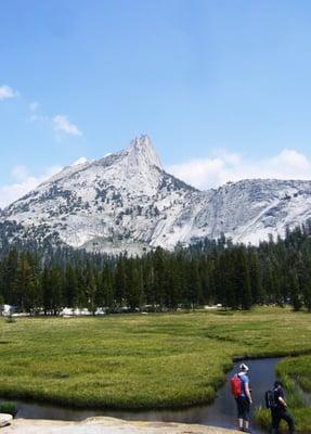 Cathedral Peak view from Lower Lake