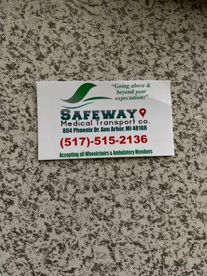 Safeway Medical Transport