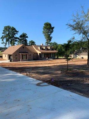 Completed Sprinkler System in the country, Kilgore, Tx