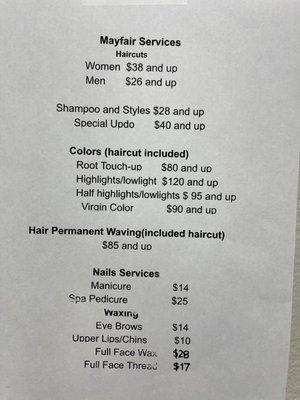 Mayfair Hair & Nail Care