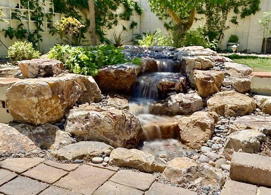 Phoenix Backyard Waterfall