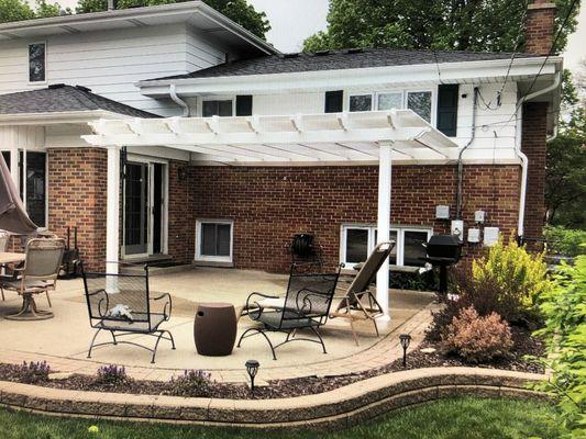 Vinyl Pergola