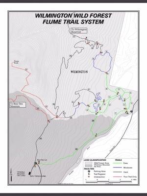 Flume Trail System map