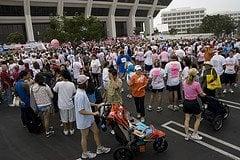 Expo area at the Pacific Life Building Parking Lot