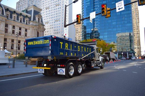 20 yard dumpster - City Hall Philadelphia, PA