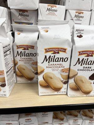 Milano cookies...so many flavors