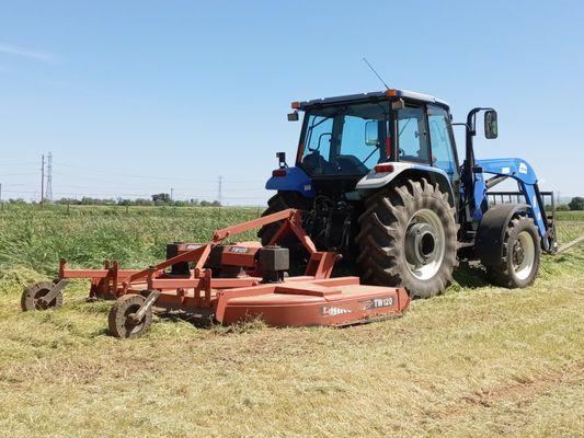 Tractor with 10' Mower