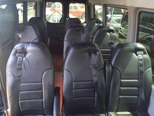 Executive Van Seating interor