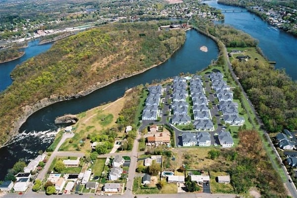 Birds Eye View of Waters View Apartments