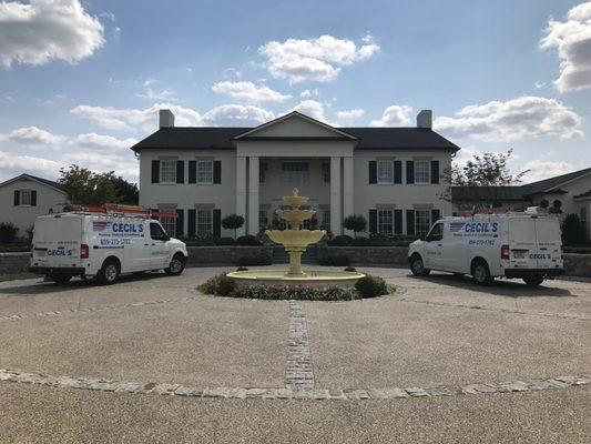 Gorgeous home of a family friend who we replaced all of the plumbing and HVAC for!