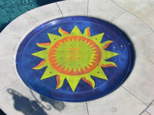 Solar Sun Rings Spa Cover. Designed to fit most spas (68" to 102").