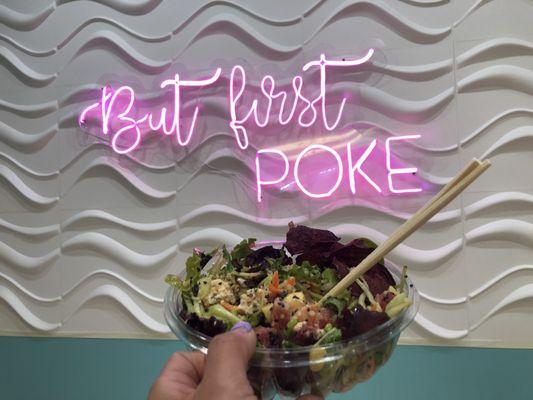 Large poke bowl