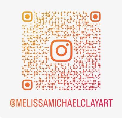 Follow me on Instagram at www.instagram.com/melissamichaelclayart/