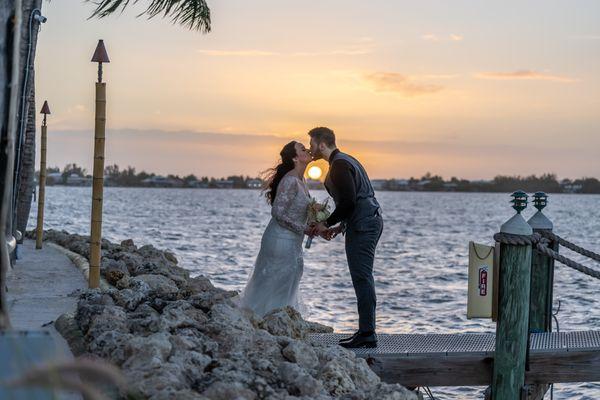 Sunset Wedding Photo - Florida Keys - Also At Exclusive Luxury Resorts