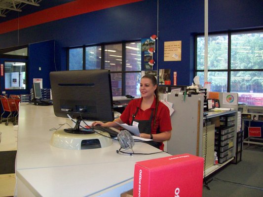 Sarah is ready to help with your printing needs