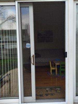 Installed new screen door. Great job