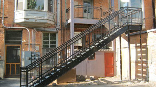 Residential and commercial building stairways.