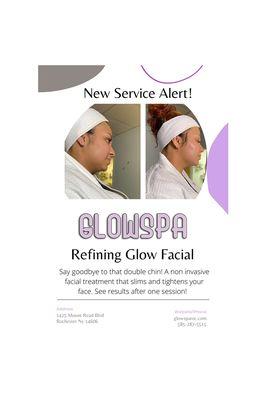 New facial service!