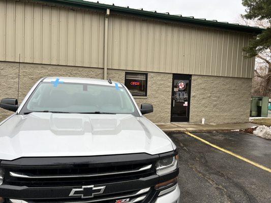 2019 silver in for a new windshield, our Waterford MI location!