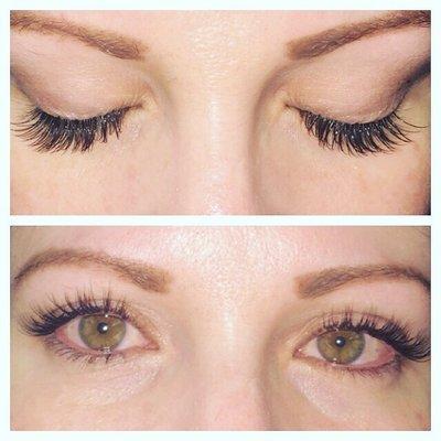 Faux mink lash extensions