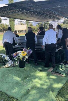 Laying my daughter to rest