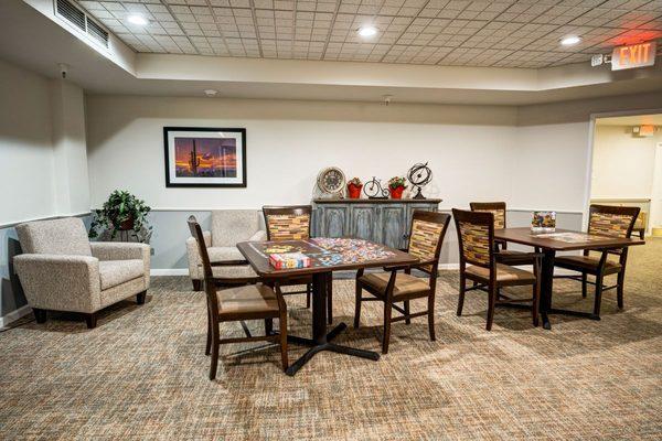 Tucson Place at Ventana Canyon| Assisted Living & Memory Care | Tucson, AZ | Activity room