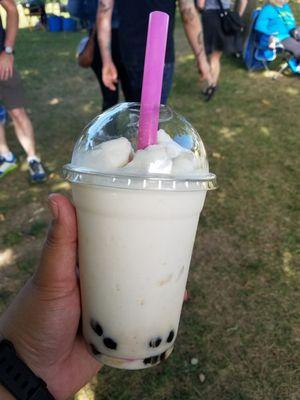 Lychee coconut bubble tea