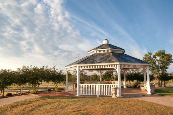 Gazebo in the Prayer Garden.