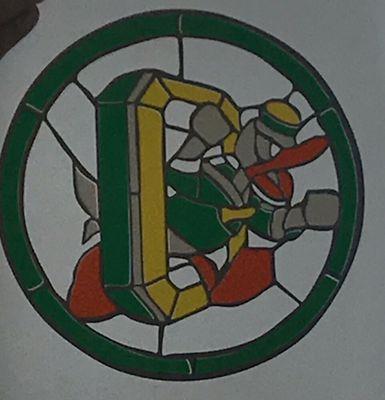 Custom stained glass also